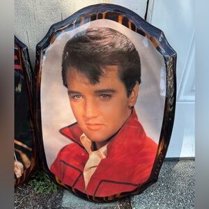Elvis Presley Wall Plaque, 21x15 inches Vintage Wooden Plaque Wall Decor Picture